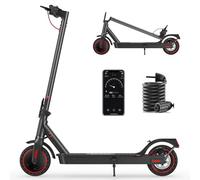 iScooter i9 Electric Scooter, Electric Scooters Adult with 8.5 Inch Honeycomb Solid Tire, 30km Long Range, 3 Speed Mode, Foldable Fast E Scooter with App Control, Double Braking System