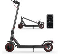 iScooter i9 Electric Scooter, Electric Scooters Adult with 8.5 Inch Honeycomb Solid Tire, 30km Long Range, 3 Speed Mode, Foldable Fast E Scooter with App Control, Double Braking System