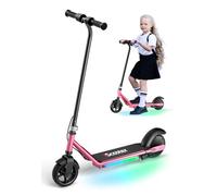 iScooter iK3 Kids Electric Scooter, 6 Inch Electric Scooter for Kids 6-12, 16KM/H Max Speed & 9KM Max Range, 3 Speed Levels, 2-3H Charging Time, Dual Braking Modes, 70KG Max Load, Gifts for Boys Girls