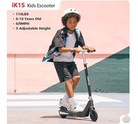 iScooter iK3Pro Electric Scooter for Kids with Colourful Lights & Height Adjustable