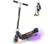 iScooter Kids Electric Scooter with LED Front Wheels, iK1S Electric Scooters for Kids Ages 6-10, 7KM Range,15KM/H,Colorful LED Lights,3.5H Quick Charge,Height Adjustable,Lightweight E-Scooter