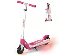 iScooter Kids Electric Scooter with LED Front Wheels, iK1S Electric Scooters for Kids Ages 6-10, 7KM Range,15KM/H,Colorful LED Lights,3.5H Quick Charge,Height Adjustable,Lightweight E-Scooter
