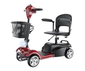 iScooter Mobility Scooters,X-02 Mobility Scooter for Adults,20KM Range 4 Wheel Electric Wheelchair Device with LED Headlight,Basket,Cup Holder and Control Panel,Lightweight Portable,for All Terrain