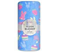 iscream Bake Shop Print Silky Soft Plush 56" x 60" Fleece Throw Blanket - Bunny Sweets