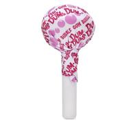 iscream Dum Dums Jumbo Lollipop Shaped 17" x 8" Microbead Accent Pillow, Bubble Gum