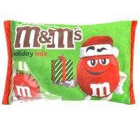 iscream M&M's Holiday Package 14" x 8.5" Pillow Set with Red & Green Mini M&M's Candy Pillows