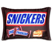 iscream Snickers Package Photoreal Print 12" x 7" Microbead Mini Accent Pillow