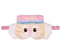 iscream Sweet Holiday Satin-Lined Embroidered Fleece Sleep Mask - Nutcracker Waltz