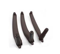 Isctxh Car Interior Door Handle 3Piece Set for BMW X5 X6 E70 E71 E72 2007-2013 LHD RHD Car Front Rear Left Right Interior Door Inner Pull Handle Panel Cover(RHD Moka 3PCS)