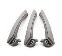 Isctxh Car Interior Door Handle 6Piece for BMW 3 Series E90 E91 E92 316 318 320 325 328i 2004-2012 LHD RHD Passenger Interior Door Pull Handle Cover Trim(RHD Set Gray)