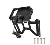 Isctxh Navigation Bracket Front Windshield Phone Stand Holder GPS Navigaton Plate Smart Support For Ninja Z1000SX Z 1000 SX(Combination A)