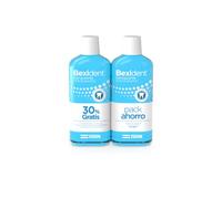 ISDIN Bexident Pack 30% Free Whitening Mouthwash 500 + 500 ml, Remineralizing Whitening Mouthwash Triple Action Antiplaque
