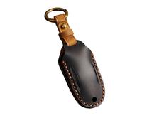 ISDORE Premium Leather Key Case Compatible with Tesla Model X - Key Cover to Protect Buttons - Durable, Unbreakable Holder - Lightweight, Compact Protector (Black, Model X)