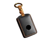 ISDORE Premium Leather Key Fob Case Compatible With XC40 XC60 XC90 S40 S60 S90 - Key Fob Cover Protects Buttons, Lightweight, Unbreakable, Black