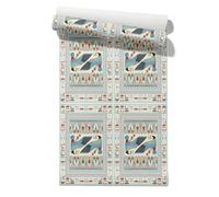 Isdreem Self Adhesive Drawer Liner Floral Retro Non Slip Kitchen