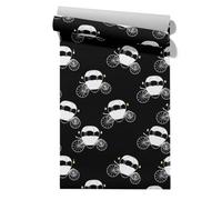 Isdreem Self Adhesive Vinyl 3D Cartoon Removable Wall 45x1200cm