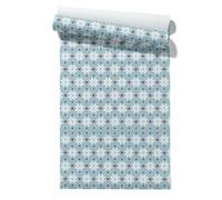Isdreem Self Adhesive Wallpaper Christmas Waterproof Kitchen Blue 45x200cm