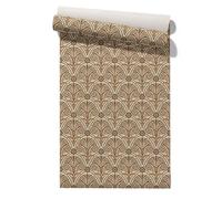 Isdreem Self Adhesive Wallpaper Retro Animal Living Room Cream