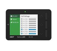 ISDT BG-8S Lipo Battery Tester, Intelligent Digital Battery Tester Tester with LCD Display, Battery Capacity Tester for Life, Li-ion, NiMH, Nicd, LiPo Voltage Tester, Black
