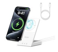 ISDT EDGE 3 in 1 Wireless Charger Stand, 90W Fast Charging Station, 2 45W USB C+1 15W Magsafe Charger with APP Control, for iPhone 17 16 15 Samsung Galaxy S26 S25 S24 S23 etc.（Includes 1 C to C Cable）