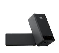 ISDT P200C2 200W Multi-Port Desktop Charger with 1xDC + 2xUSB-C Outputs, Silent Fan, Active Cooling, Compact Size, Overvoltage/Undervoltage/Overcurrent Protection