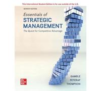 ISE Essentials of Strategic Management: The Quest for Competitive Advantage