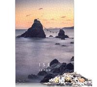 Ise Meoto Iwa Japan Puzzle Challenging And Brainteasing 100% Recycled Cardboard Jigsaw Puzzle for Adult Children 1000pcs (38x26cm)
