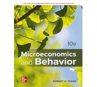 ISE Microeconomics and Behavior
