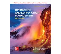 ISE Operations and Supply Chain Management: The Core