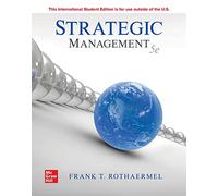 ISE Strategic Management: Concepts