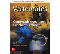 ISE Vertebrates: Comparative Anatomy, Function, Evolution