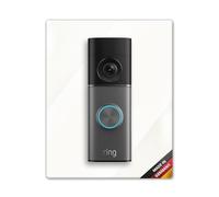 iSecur Faceplate Suitable for Ring Video Doorbell Acrylic White I Wired Doorbell Pro 3rd Gen (2025) I Bell Sign I 140 x 175 mm I Door Station Plate for Bell I az239