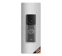 iSecur Faceplate Suitable for Ring Video Doorbell Stainless Steel I Wired Doorbell Pro 3rd Gen (2025) I Bell Sign I 100 x 260 mm I Door Station Plate for Bell I az228