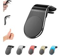 ISEEKLIKE Joyeloo Phone Holder, Joyeloo Magnetic Phone Holder for Car, 360° Adjustable Hands Phone Stand, Secure Clip-On Air Vent Phones Cradle for Driving(Black,1PC)