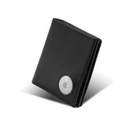 ISENTIALS Airtag* Wallet with Coin Pocket I Apple Airtag Leather Wallet Wallet Men with RFID Protection for 11 Cards I Slim Smart Wallet I Air Tag Compartment Holder