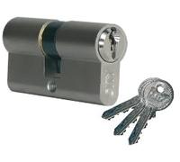 ISEO FRANCE SAS (CAVERS) CYL30577 City Cylinder ISEO 30x30 mm Nickel-Plated Brass Variure V05 KCF001921-520930329V05, NSP