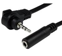 iSeventy9 13.5cm Right Angle 2.5mm Stereo Jack Male Plug to 3.5mm stereo Female Socket Extension Adapter Lead