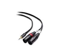 iSeventy9 3.5mm Male Splitter Cables, TRS Stereo Male to Two XLR Male Interconnect Audio Microphone Cable - 1M