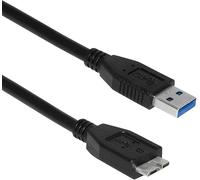 iSeventy9 Hard Drive Cable, 0.5 Metre USB 3.0 Type A to Micro USB B Cable, External Hard Drive Lead Compatible with Western, Seagate Expansion, Galaxy S5 Note 3, Camera (Black)