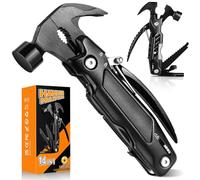 ISEYOU 14-in-1 Multitool Hammer - Father’s Day Gifts for Men, Handy All-in-One Tool for Dad & Husband, DIY Repair Kit, EDC Pocket Gear, Compact Camping Tool with Safety Lock