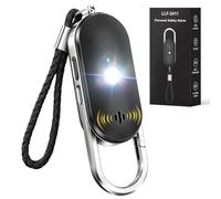 ISEYOU Personal Alarms for Women, 130 dB Extra Loud Panic Alarm with Strobe Light- Rechargeable Self Defense Keychain with Aluminum Alloy Shell, Emergency Siren for Girls, Kids and Elderly