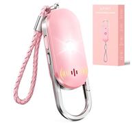ISEYOU Personal Alarms for Women, 130 dB Extra Loud Panic Alarm with Strobe Light- Rechargeable Self Defense Keychain with Aluminum Alloy Shell, Emergency Siren for Girls, Kids and Elderly