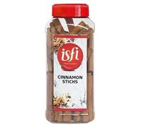 Isfi Professional Cinnamon Sticks 130g Catering Size Whole Cinnamon Quills for Cooking Baking Desserts Curries Mulled Drinks Stews Professional Kitchen Bulk Spice Jar