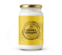 Ishara Organic Coconut Oil - 1L | Raw & Cold Pressed | Ethically Sourced from Farms | Perfect for Cooking, Hair Care, Skin Moisturizing & Oil Pulling | 100% Pure, Natural