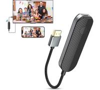 Ishare Ios Wireless Hdmi Display Adapter, 4k 1080p WiFi Streaming Device for iPhone iPad, HD Video Sync, Mirroring to TV, Not Support for Netflix