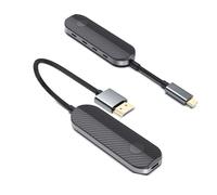 iShare Pro Wireless HDMI Transmitter and Receiver Kit, Streaming Netflix/Disney+/ Amazon Video to TV, USB C HDMI Wireless Adapter for Lag-Free Gaming for iPhone 17/16/15, iPad, MacBook