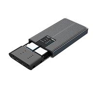 ISHEEP NVMe AHCI M.2 SSD Duplicator Enclosure, USB3.2 Type C 20Gbps Clone Docking Station, for M.2 SSD 2230/ 2242/ 2260/ 2280, Support One Key Cloner Copy Function (K2022P)