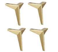 ISHEGREV Set Of 4 Furniture Legs，Modern Sofa Legs Triangle Diamond Furniture Feet For Sofa Couch Closet Cabinet Feet Replacement，10CM/13CM/15CM/17CM