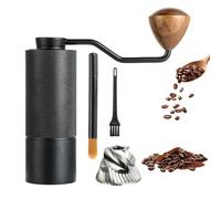 ISHEWUDU Manual Coffee Grinder, Coffee Grinder Manual with Stainless Steel Conical Burr, Hand Coffee Grinder Portable and Small Coffee Bean Grinder for Espresso to French Press (Standard)