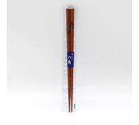 Ishida Carbonised Wood Chopsticks with Snapper Fish Design 205mm (Made in Japan)